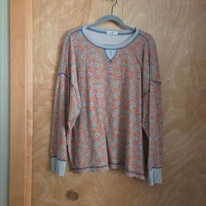 Natural Life Mix & Match Waffle Pajama Top